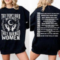 Witch Aesthetic Graphic Tee | Vintage Occult Style Top | 100% Cotton Crew Neck
