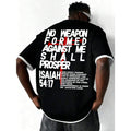 Men's Summer Print Contrast Trim Fashion Versatile Street Letter 2 In 1 Short Sleeve T-Shirt