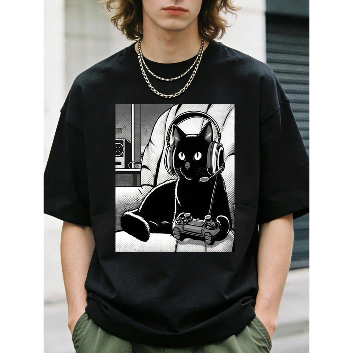 G     U  E  S  S  What I Need Graphic Cotton T-Shirt - Unisex Casual Round Neck Short Sleeve Tee, Soft & Breathable 100% Cotton, Loose Fit, S-XXXL, Black With White Print, Perfect For Casual Attire