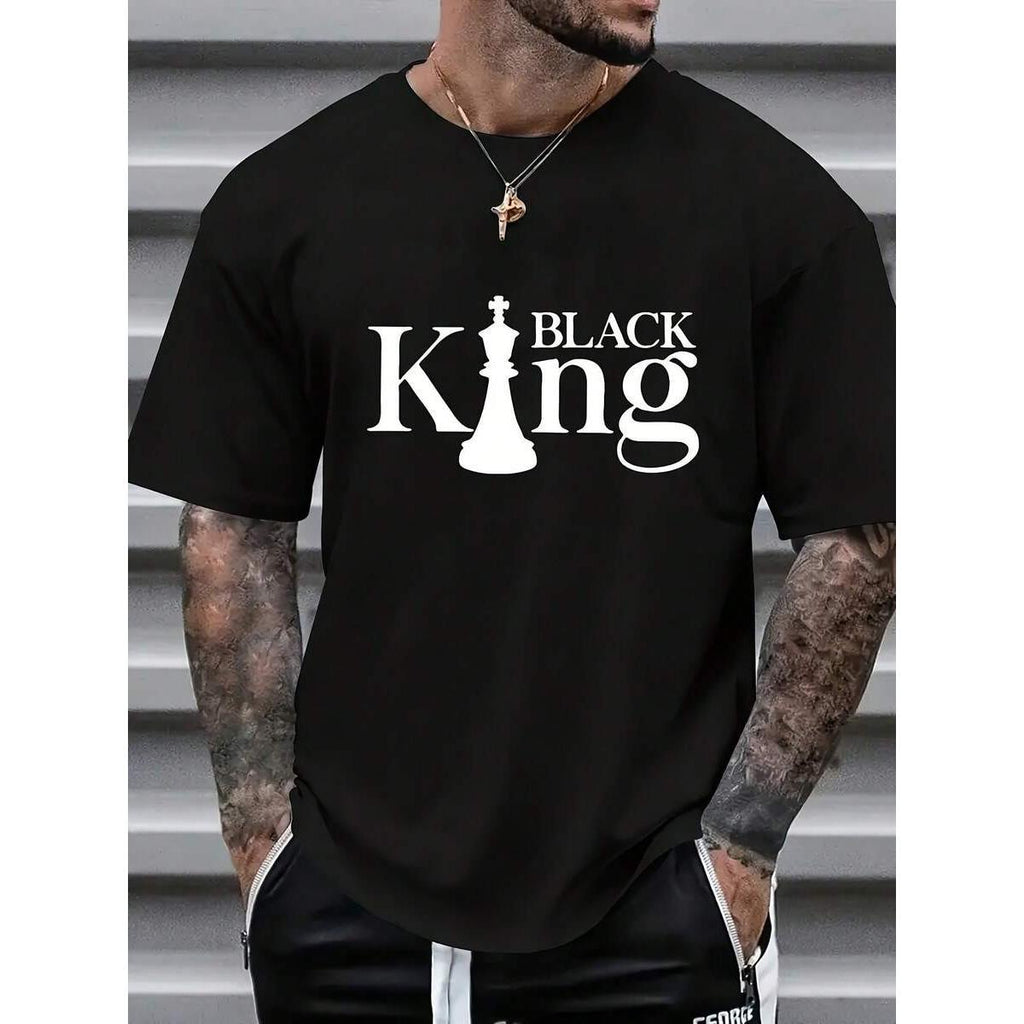 Men's Casual Short Sleeve Tee For Summer Print T-Shirt