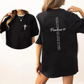 Jesus T-Shirt, Christian Shirt, Bible Verse Shirt, Jesus Tees, Christian Merch, Religious Outfit, Christian Cross Graphic Tees, Baptism Gift for Her, Women's Tops, Womenswear, Cotton Fabric Relaxed Fit Chic Style