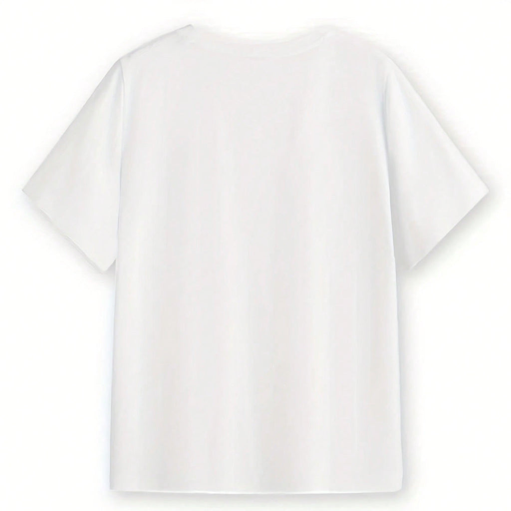 Women's Mama Graphic T-Shirt - Casual Cotton Crew Neck Top with Short Sleeves, Comfortable and Moisture Absorbing for Daily Sports, Tshirt, Round Neck, Stripes/Plaids, Elegant