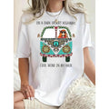 Vibrant Bohemian Hippie Bus Graphic Tee | Desert Scene Women's T-Shirt | Summer Vacation Top
