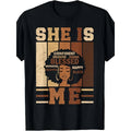 Unisex Adult Casual Crew Neck Short Sleeve T-Shirt | Featuring African Women Portraits and Positive Affirmations (Educated, Strong, Beautiful, Inspirational Quotes) - Regular Fit, Perfect for All Seasons, Plus Size