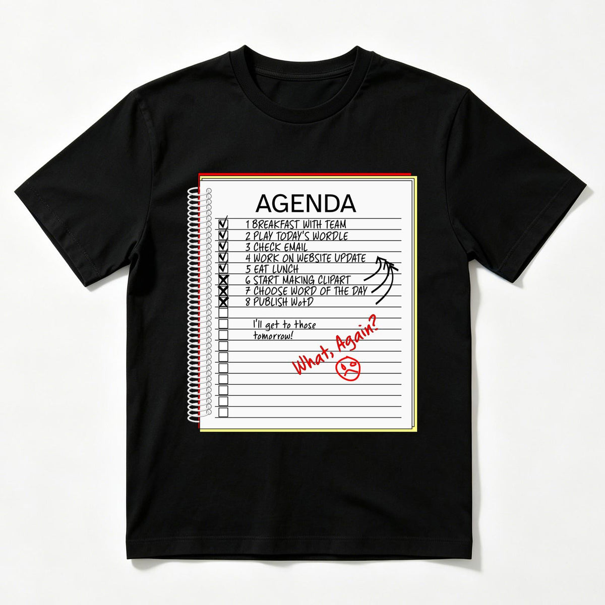 Black Cotton T-Shirt for Daily & Casual Wear Soft Round Neck Short Sleeve Regular Fit No Padding Unlined 1 Piece Set everyday graphic tee