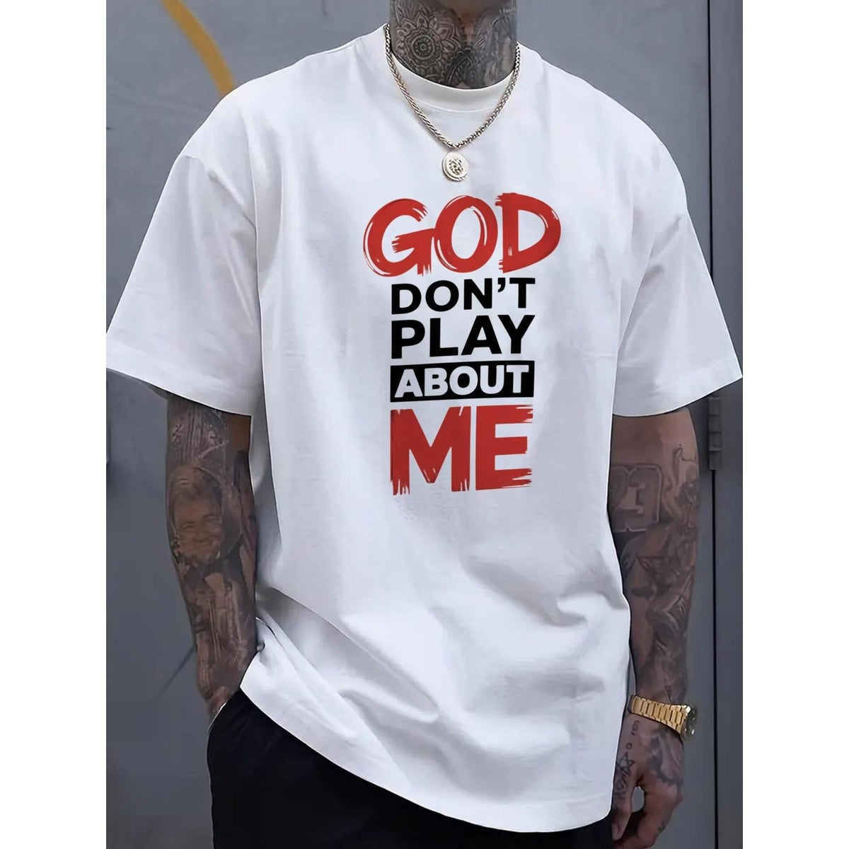 God Don't Play About Me T-Shirt Christian Faith Graphic Tee