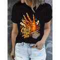 Women's Soft Stretchy T-Shirt, Casual Streetwear Top with Round Neck and Short Sleeves, Breathable Clothes for Summer